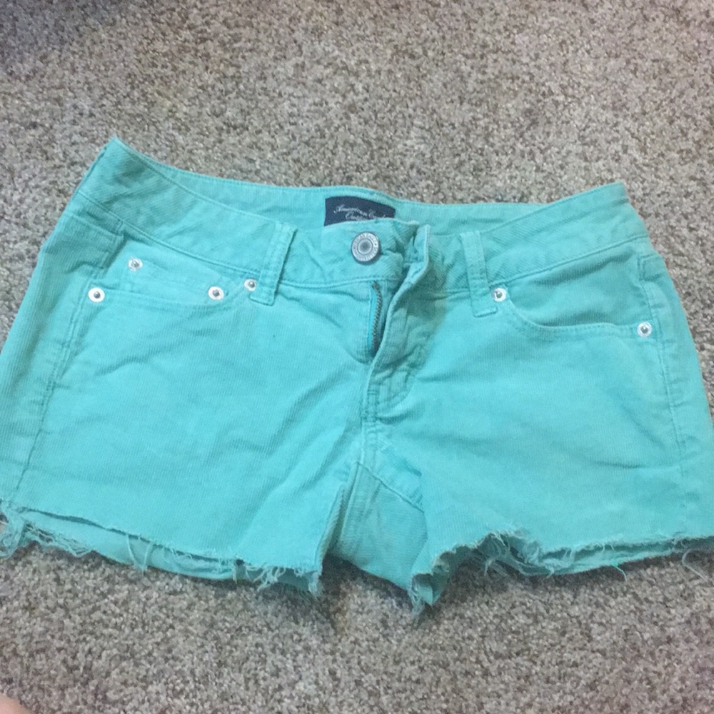 American Eagle teal shorts